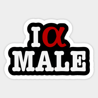 Alpha Male Sticker